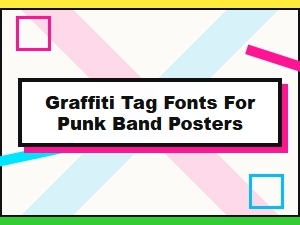 Punk Poster Fonts with Gritty Graffiti Style
